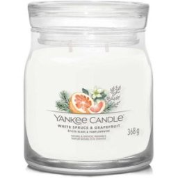 Yankee Candle Candela Fragranza White Spruce & Grapefruit 1630026E