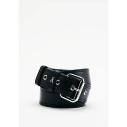 Patrizia Pepe Cintura in pelle morbida nero M