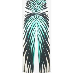Roberto Cavalli Pantaloni Stampa Ray Of Sea - Female Pantaloni E Shorts Azzurro 40