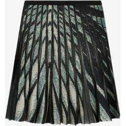 Roberto Cavalli Ray Of Sea Stampa Gonna Mini - Female Gonne Azzurro S
