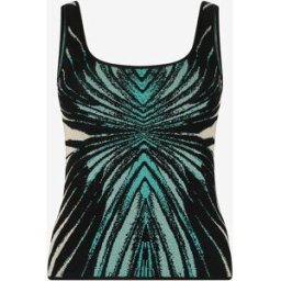 Roberto Cavalli Top Stampa Ray Of Sea - Female Camicie E Top Azzurro XS
