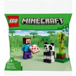 Lego Steve e Baby Panda 1 St