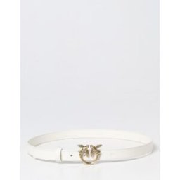 Pinko Cintura Love Berry in pelle Avorio Taglia M