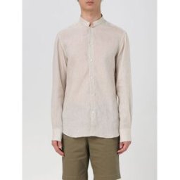 Kampos Camicia classica in lino Sabbia Taglia L