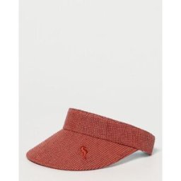 Kampos Visiera in rafia Terracotta Taglia M