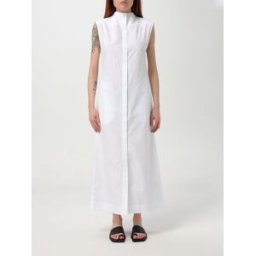 Studio Abito chemisier in cotone Bianco Taglia 38