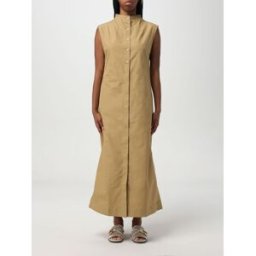 Studio Abito chemisier in cotone Marrone Taglia 36