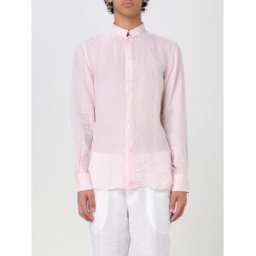 Kampos Camicia classica in lino Rosa Taglia L