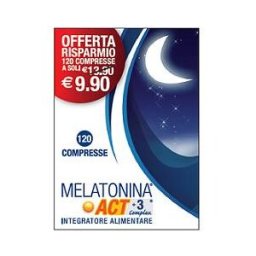 F&F; Srl Melatonina Act +3 Complex - F&F - 120 compresse - Integratore per il sonno naturale