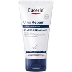 BEIERSDORF EUCERIN Eucerin UreaRepair 5% Crema Mani Rigenerante per Pelli Secche 75 ml