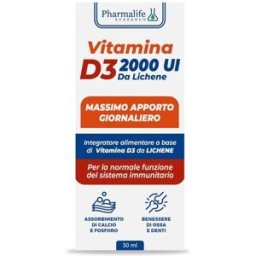 PHARMALIFE RESEARCH SRL VITAMINA D3 2000UI GTT 30ML S/G/