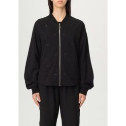 Liujo T-shirt in cotone con logo Nero Taglia XS