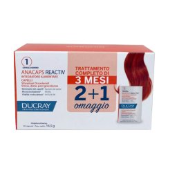 Ducray Anacaps Reactiv integratore per capelli e unghie 90 capsule
