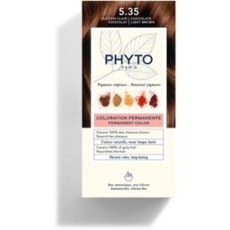 PHYTO (LABORATOIRE NATIVE IT.) Phyto Phytocolor Colorazione Permanente Tinta Numero 5.35 - Tinta capelli colore castano chiaro cioccolato
