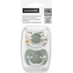 SUAVINEX EXCLUSIVAS RIMAR SL SUAVINEX A WALK IN THE PARK SUCCHIETTO SILICONE +18 MESI SX PRO VERDE 2 PEZZI