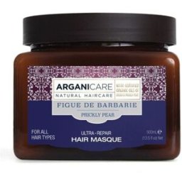 Arganicare - Maschera ultrariparatrice per tutti i tipi di capelli Argan & Fico d'India 500 ml Crema