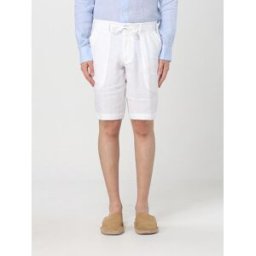 Kampos Pantaloncino chino in lino Bianco Taglia L