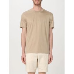 Boss T-shirt basic in lyocell Beige Taglia XS
