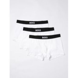 Hugo Set 3 parigamba in cotone stretch Bianco Taglia L