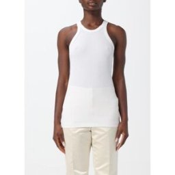 Sportmax Canotta in misto cotone e seta Bianco Taglia L
