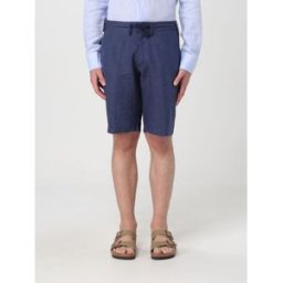 Kampos Pantaloncino in lino Blue Navy Taglia S