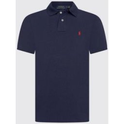 Ralph Lauren Polo in cotone con logo Blue Taglia S