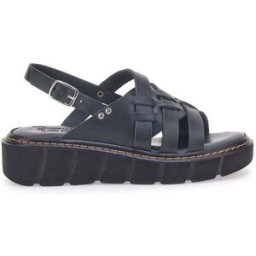 Sandali Neri Con Platform e Made in Italy Pittarello Rock 5840/C 37