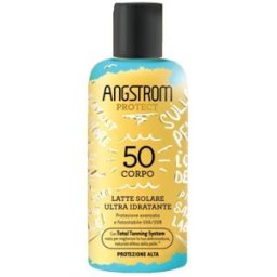PERRIGO ITALIA Srl Angstrom Latte Solare Ultra Idratante SPF50+ Limited Edition - Protezione solare molto alta adatta per il corpo - 200 ml