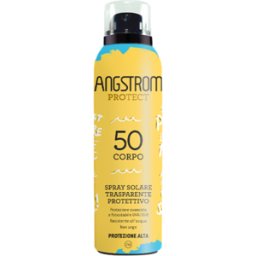 PERRIGO ITALIA Srl Angstrom Spray Solare Trasparente SPF50+ - Spray solare corpo resistente all'acqua - Edizione Limitata 2025 - 150 ml