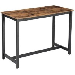 VASAGLE Tavolo da Bar in Stile Industriale