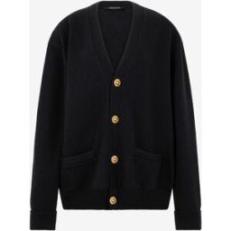 Roberto Cavalli Cardigan Con Bottoni Dorati - Female Abbigliamento Nero S