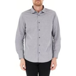 Armani Exchange Camicia maniche lunghe GRIGIO CHIARO M