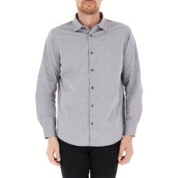 Armani Exchange Camicia maniche lunghe GRIGIO CHIARO XXL
