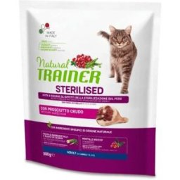 Natural Trainer Cat Adult Sterilized Prosciutto Crudo 300 g
