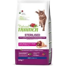 Natural Trainer Cat Adult Sterilized Prosciutto Crudo 1.5 kg