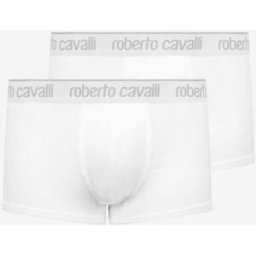 Roberto Cavalli Set Di Due Boxer Con Banda Logata - Male Underwear Bianco 6