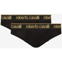 Roberto Cavalli Set Di Due Slip Con Banda Logata - Male Underwear Nero 7