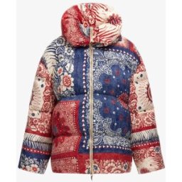 Roberto Cavalli Piumino Stampa Bandana - Female Abbigliamento Blu 50