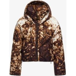 Roberto Cavalli Piumino Stampa Appaloosa - Female Abbigliamento Marrone 50