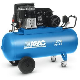 ABAC B5900B 270 CT5,5 - Compressore aria elettrico trifase a cinghia - Motore 5.5 HP - 270 lt