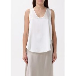 Max Mara Top in seta Beige Taglia 42