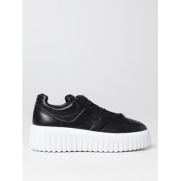 Hogan Sneakers H-Stripes in nappa Nero Taglia 38