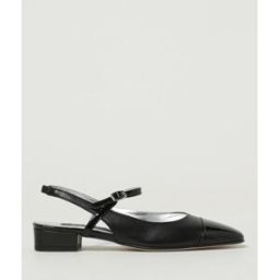 Carel Paris Slingback in pelle Nero Taglia 36