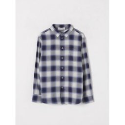 Golden Goose Camicia in cotone check Blue Taglia 8