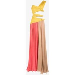 Roberto Cavalli Abito Colour-block Plissettato - Female Abiti Multicolor 42