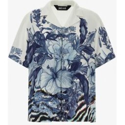 Roberto Cavalli Camicia Just Cavalli - Male Camicie Bleu Clair 46