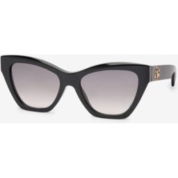 Roberto Cavalli Occhiali Da Sole Cat-eye Monogram Rc - Female Occhiali Da Sole Nero UNICA