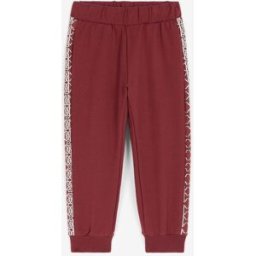 Roberto Cavalli Pantaloni Sportivi Con Stampe Qatar E Monogram Rc - Male Pantaloni Rosso Scuro 14A