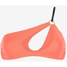 Roberto Cavalli Top Bikini Monospalla Con Cut-out - Female Abbigliamento Mare Arancione 4