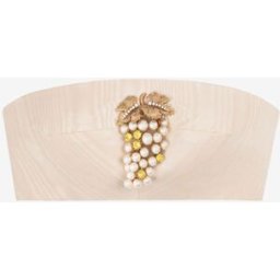 Roberto Cavalli Top A Fascia Con Decorazione - Female Camicie E Top Avorio 42